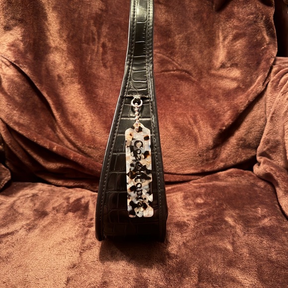 Coachtopia Black Crocodile-Embossed Egro Bag - Picture 5 of 8